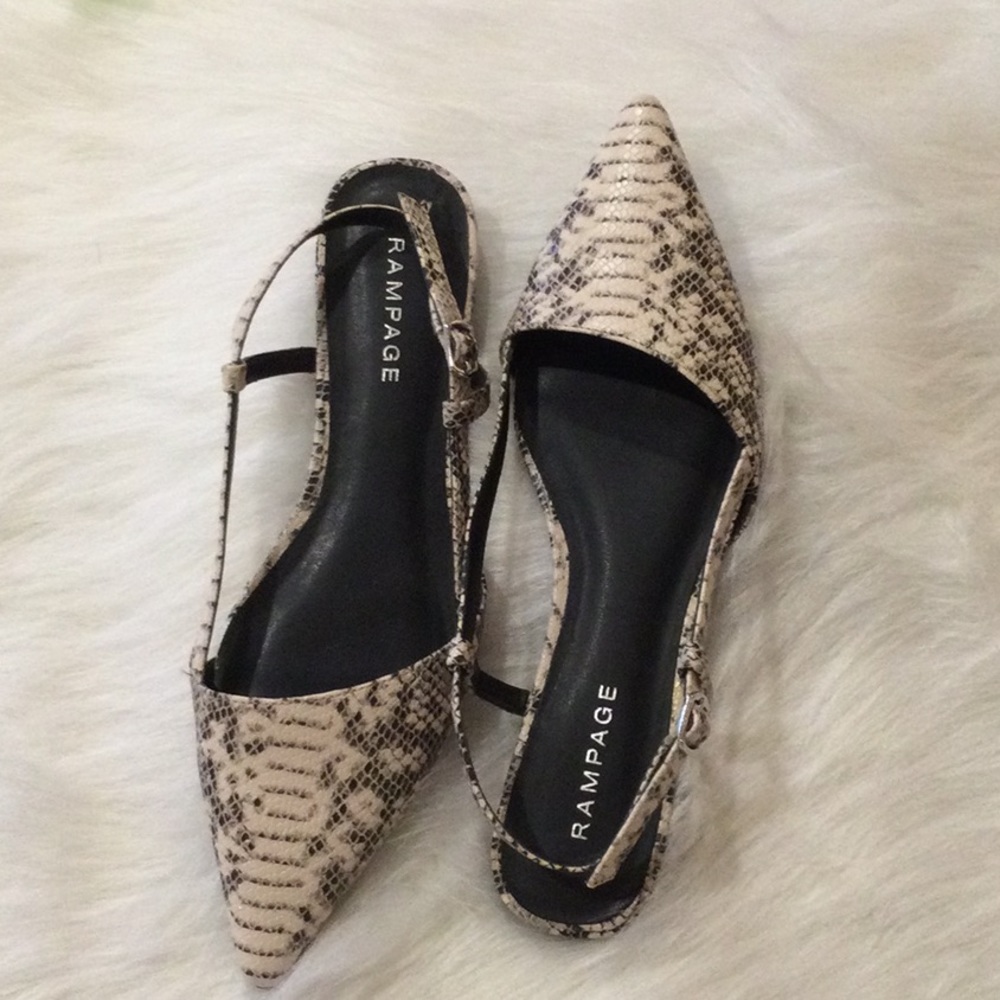 NWOT Rampage Slingback Sandals